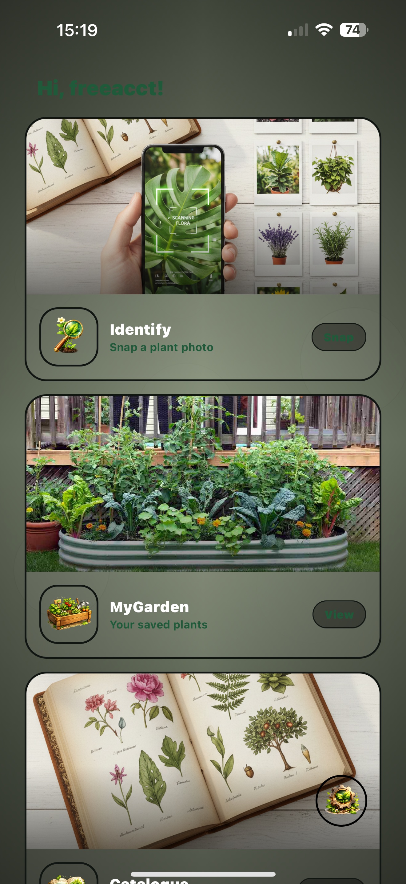 GreenPeaks AI mobile application